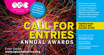 2021 OPC Awards Call for Entries