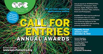 2022 OPC Awards - Call For Entries