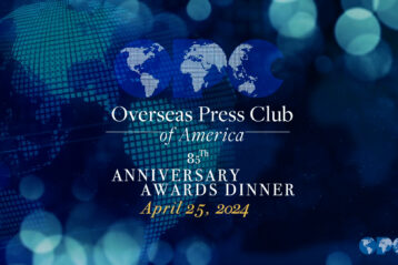 WATCH LIVE: 85th Annual Overseas Press Club Awards