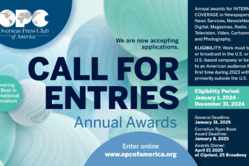 2024 OPC Awards - Call For Entries